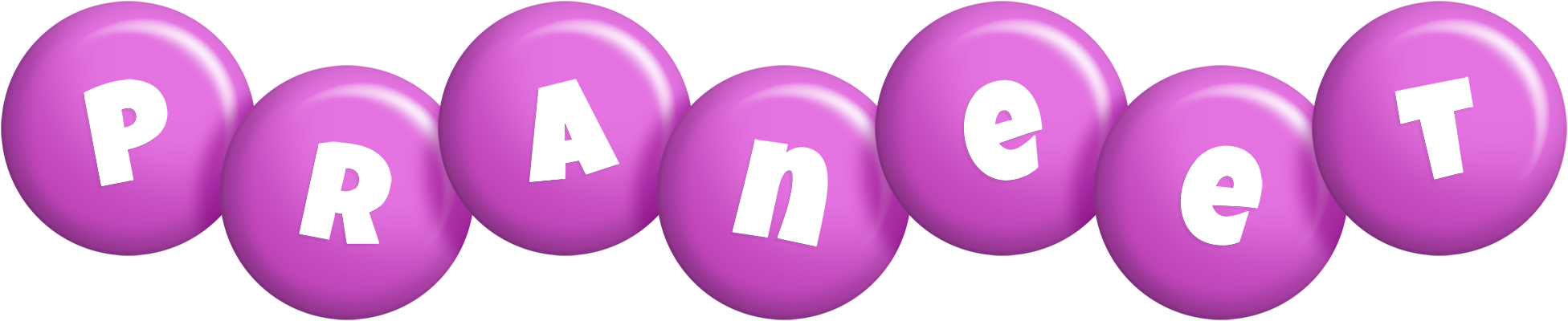 Praneet candy-purple logo