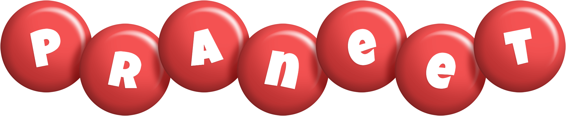 Praneet candy-red logo
