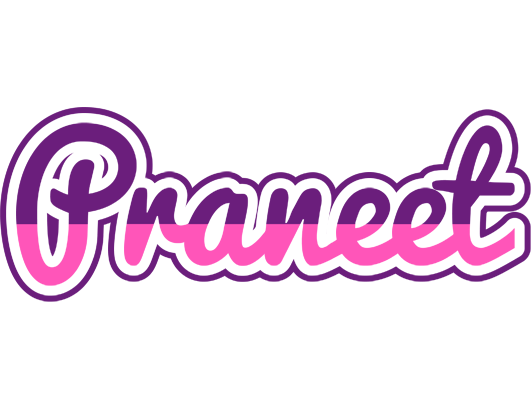 Praneet cheerful logo