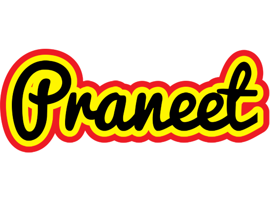 Praneet flaming logo