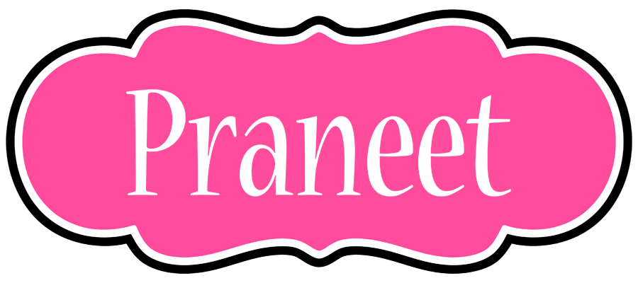 Praneet invitation logo