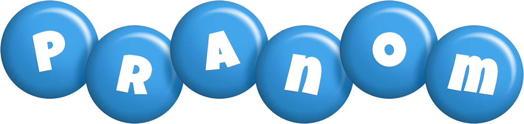 Pranom candy-blue logo