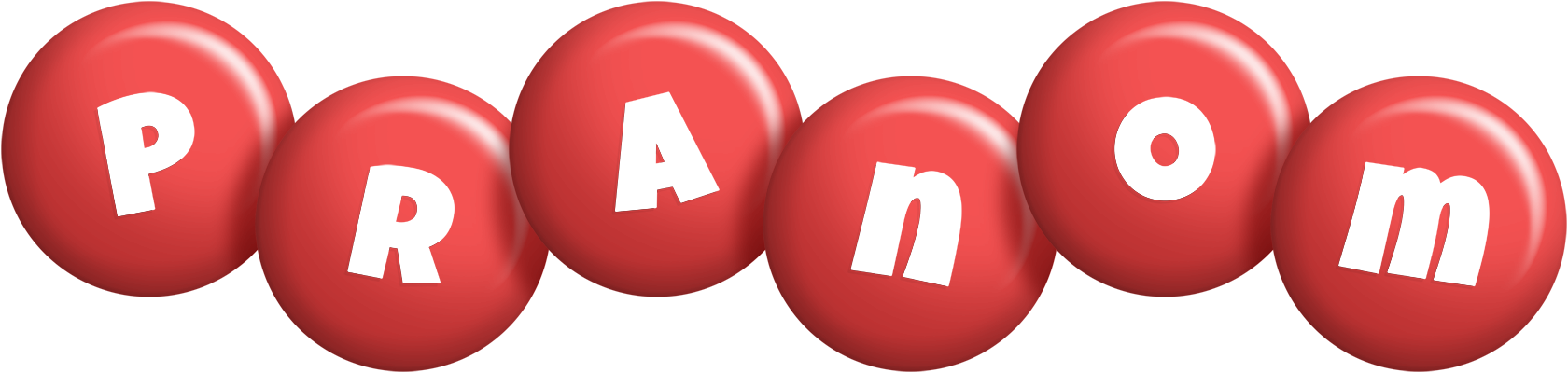 Pranom candy-red logo