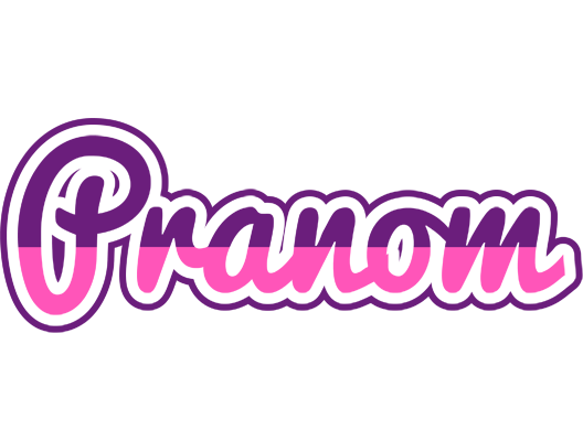 Pranom cheerful logo