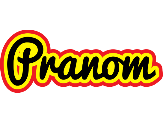 Pranom flaming logo
