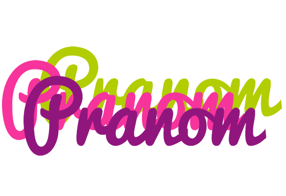 Pranom flowers logo