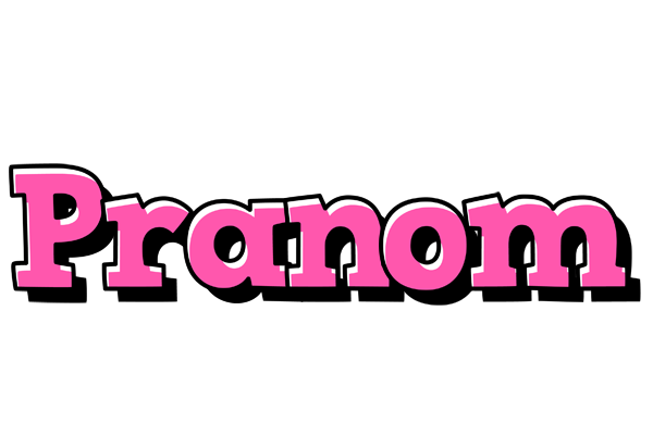 Pranom girlish logo