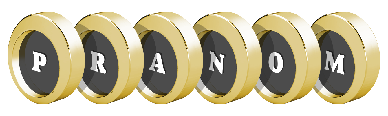 Pranom gold logo