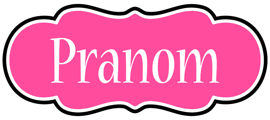 Pranom invitation logo