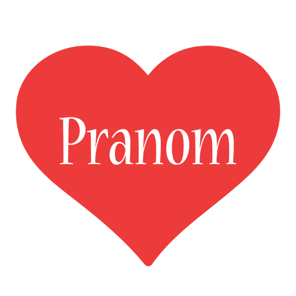 Pranom love logo