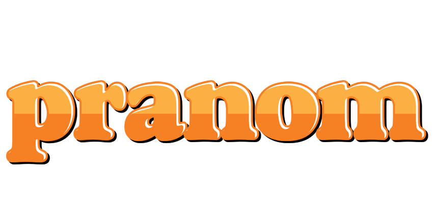 Pranom orange logo