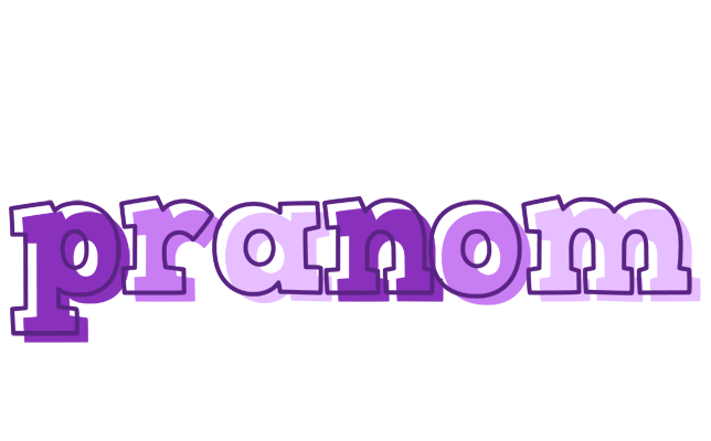 Pranom sensual logo