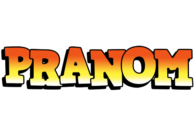 Pranom sunset logo