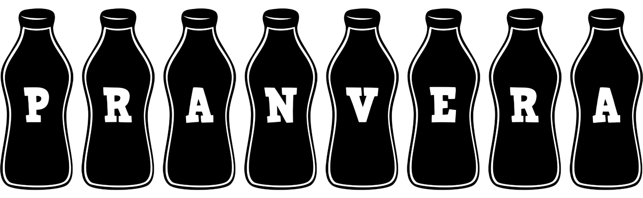 Pranvera bottle logo