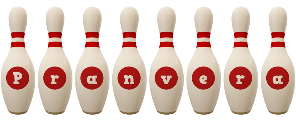 Pranvera bowling-pin logo