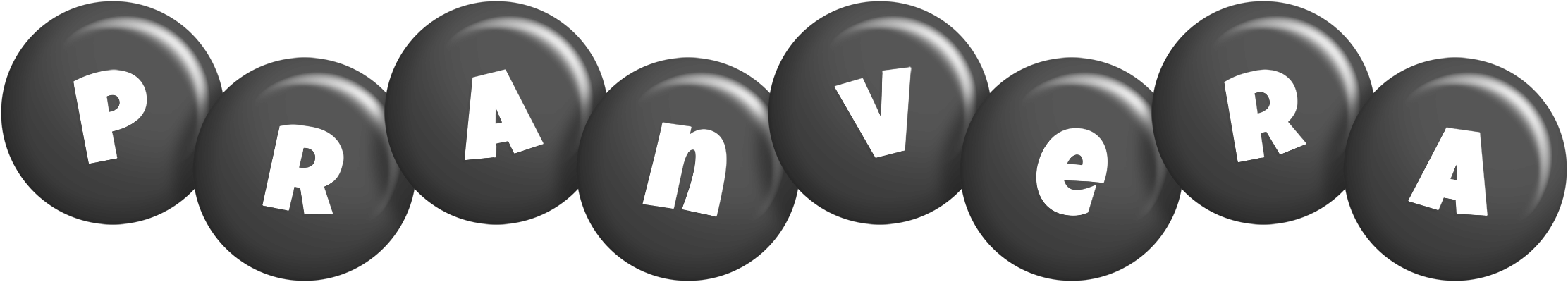 Pranvera candy-black logo