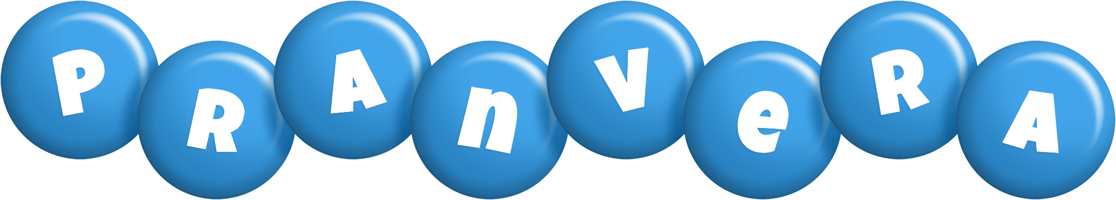 Pranvera candy-blue logo