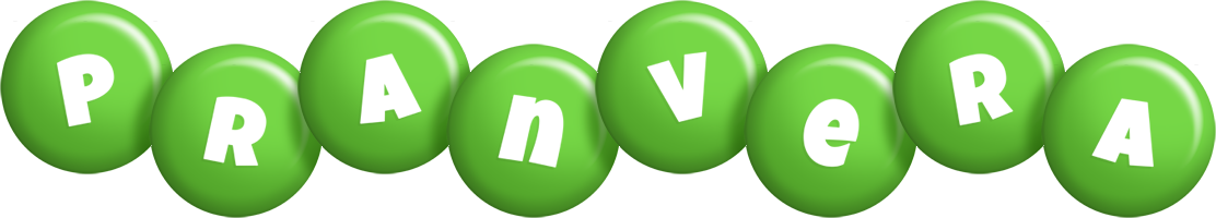 Pranvera candy-green logo