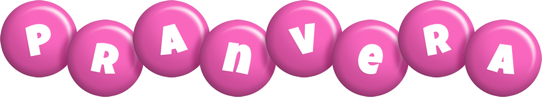 Pranvera candy-pink logo