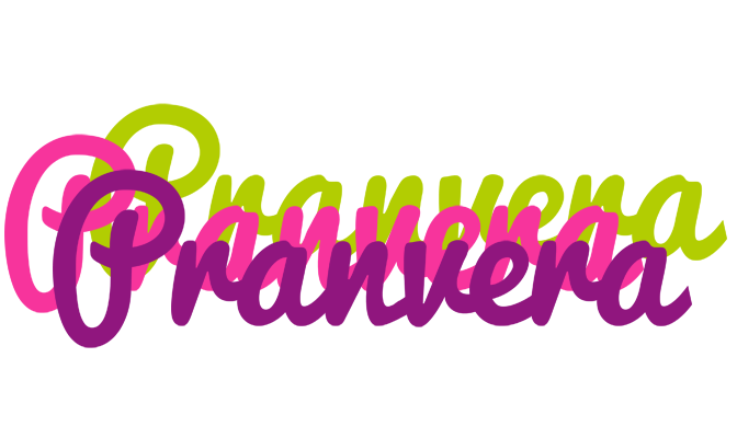 Pranvera flowers logo