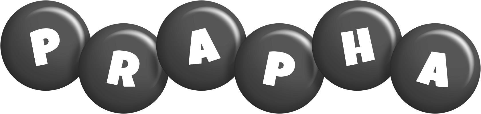 Prapha candy-black logo