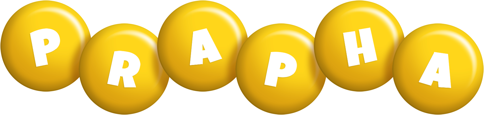 Prapha candy-yellow logo