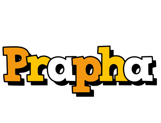 Prapha cartoon logo