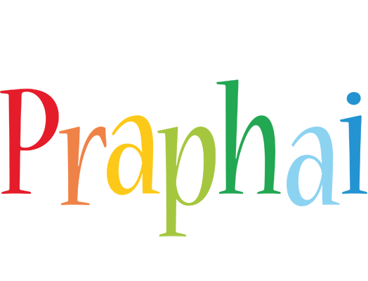 Praphai birthday logo