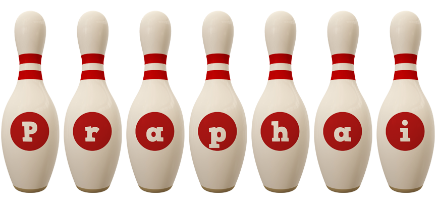 Praphai bowling-pin logo