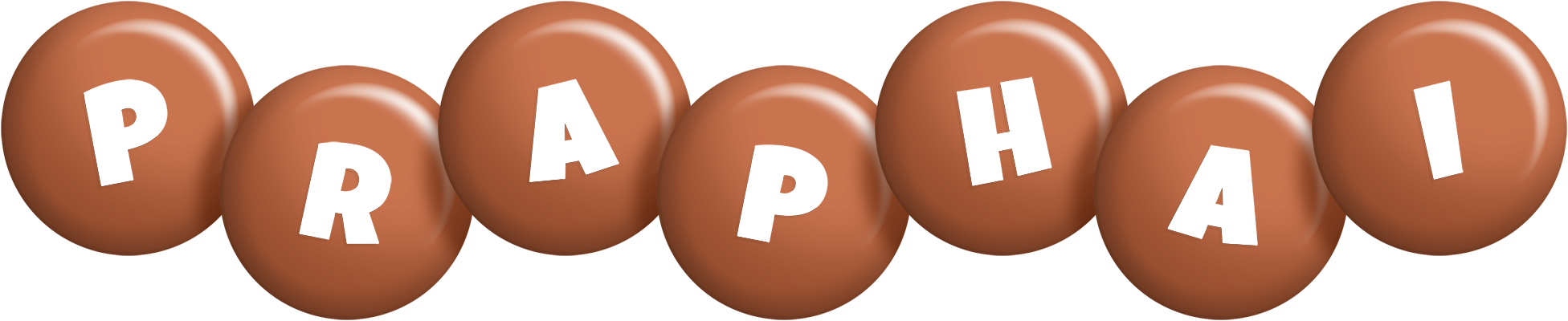 Praphai candy-brown logo