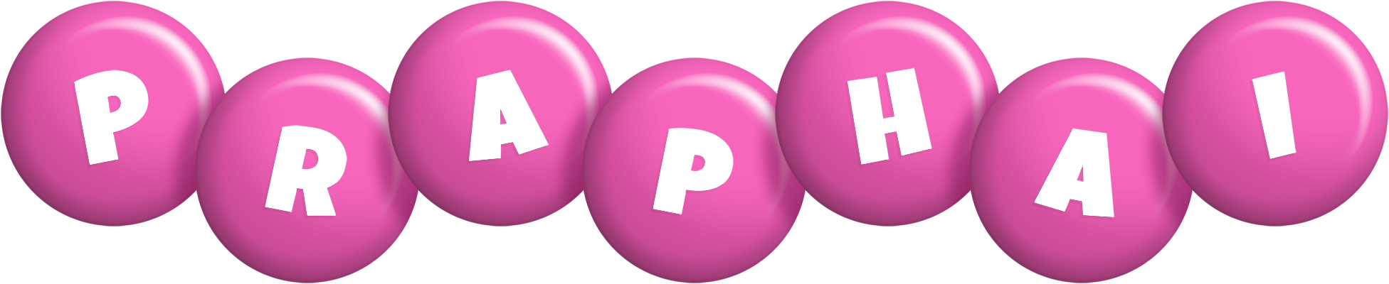 Praphai candy-pink logo