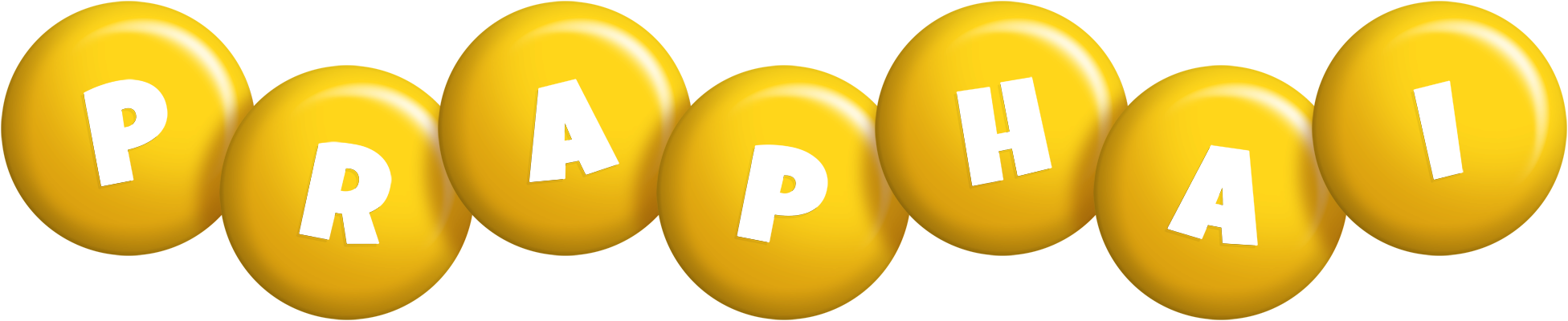 Praphai candy-yellow logo