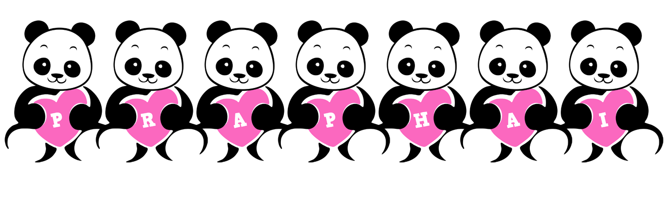 Praphai love-panda logo