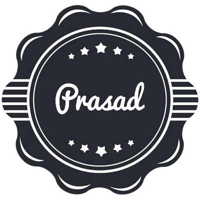 Prasad badge logo