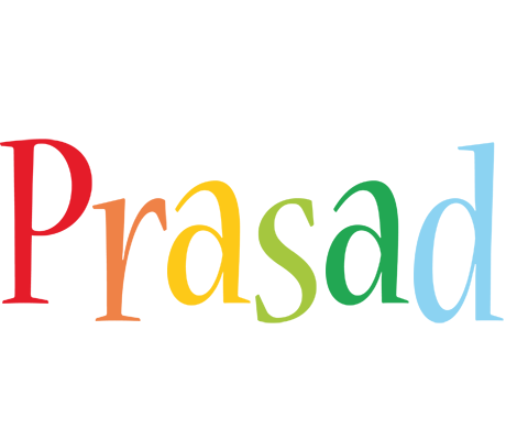 Prasad birthday logo