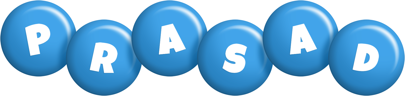 Prasad candy-blue logo