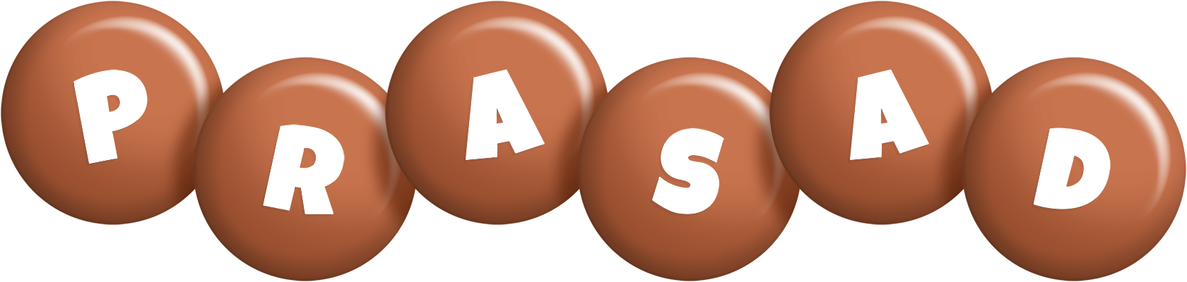 Prasad candy-brown logo