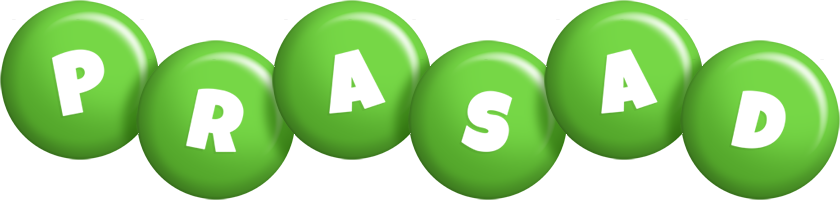 Prasad candy-green logo