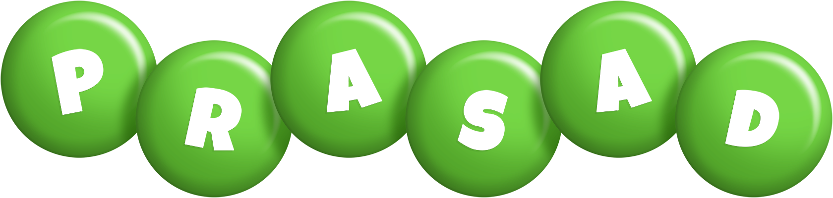 Prasad candy-green logo