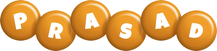 Prasad candy-orange logo