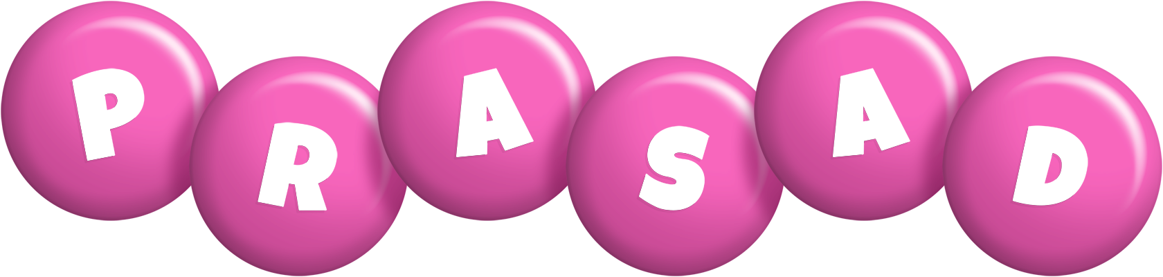 Prasad candy-pink logo