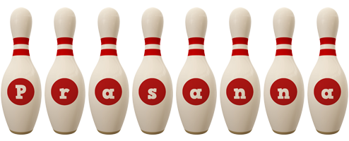 Prasanna bowling-pin logo