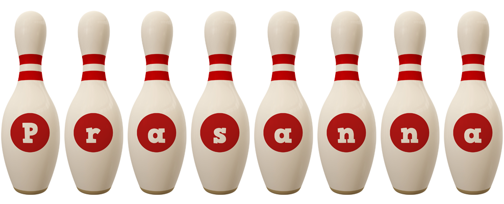 Prasanna bowling-pin logo