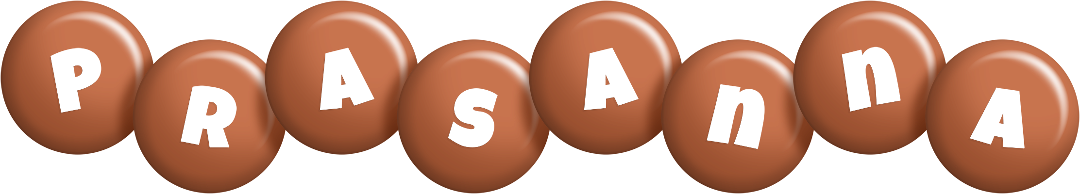 Prasanna candy-brown logo