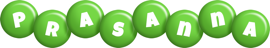 Prasanna candy-green logo