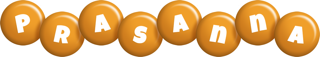 Prasanna candy-orange logo
