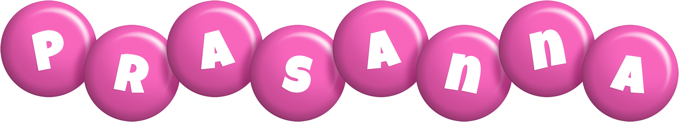 Prasanna candy-pink logo