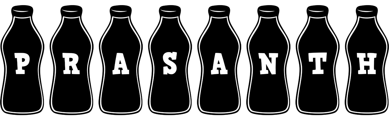 Prasanth bottle logo