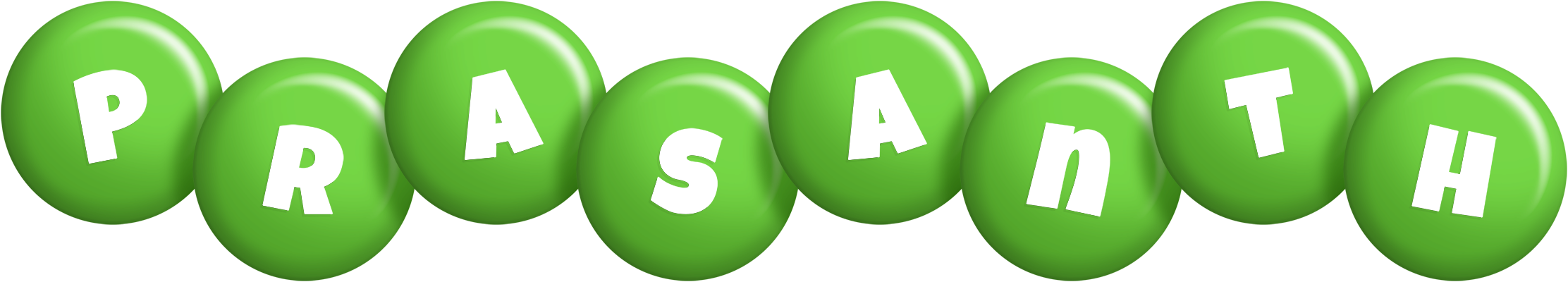 Prasanth candy-green logo