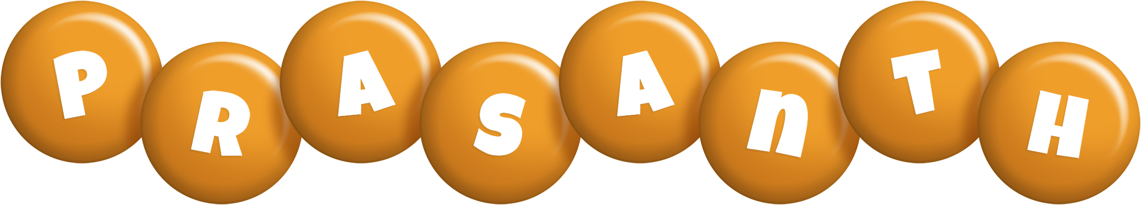 Prasanth candy-orange logo